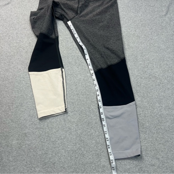 Lululemon Leggings Womens 10 Pedal To The Medal Athletic Zip Pocket Color Block - Picture 2 of 9